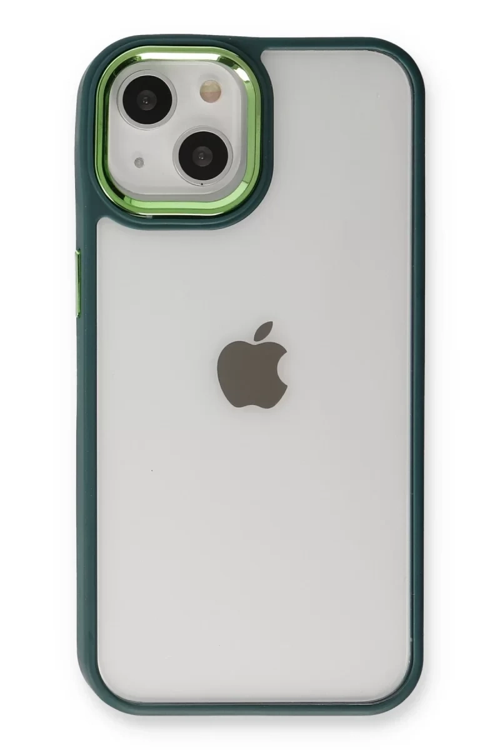 Newface İphone 14 Plus Kılıf Dora Kapak - Haki Yeşil