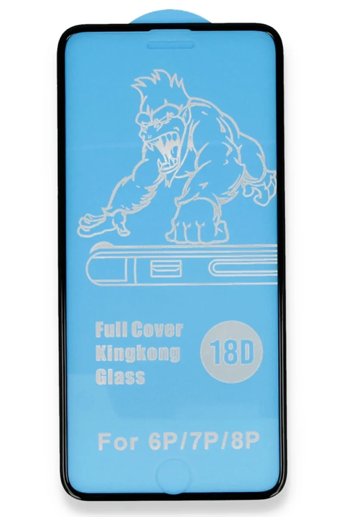 Newface İphone 6 Plus 18d Cam Ekran Koruyucu - Siyah