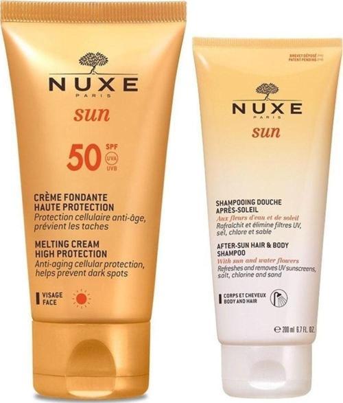 Sun Güneş Koruyucu Yüz Kremi Spf 50 50 Ml- Güneş Sonrası Nemlendirici Saç Ve Vücut Şampuanı