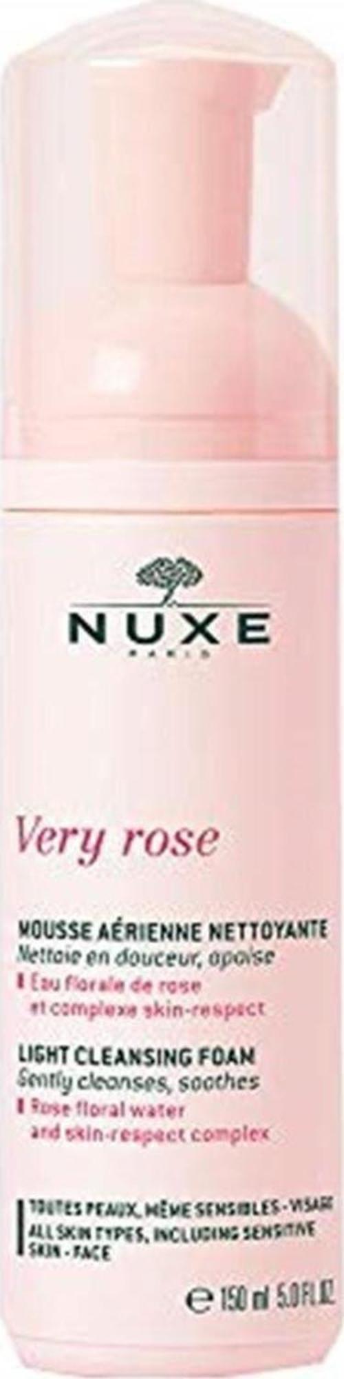 Very Rose Gül Özlü Kurutmayan Nazik Doğal Vegan Temizleme Köpüğü 150Ml