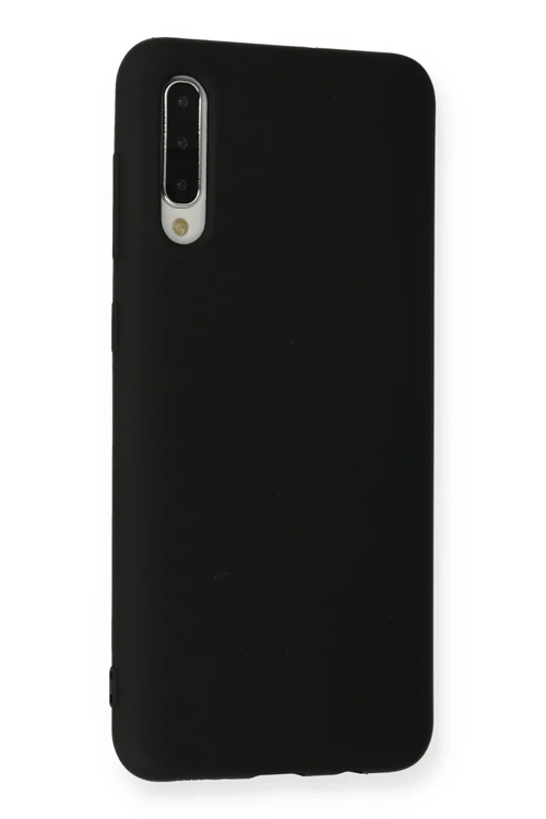 Newface Samsung Galaxy A30s Kılıf Nano İçi Kadife Silikon - Siyah