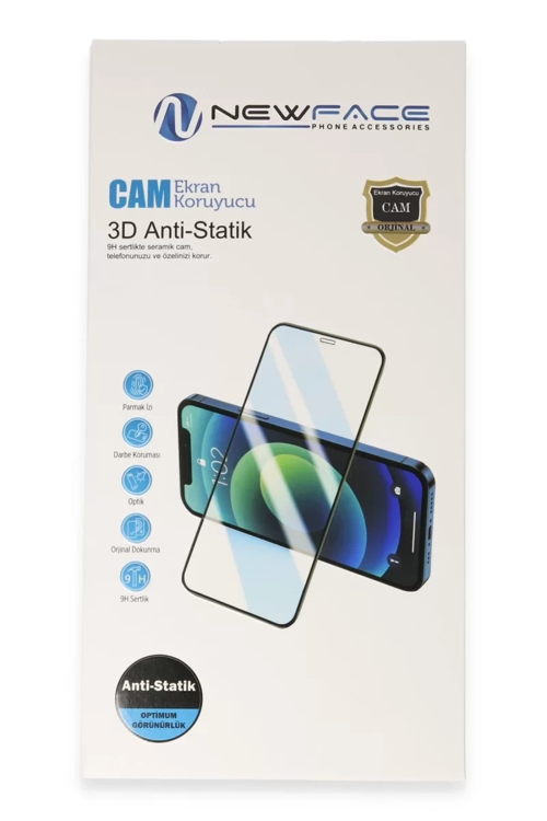 Newface Samsung Galaxy A73 5g 3d Antistatik Cam Ekran Koruyucu