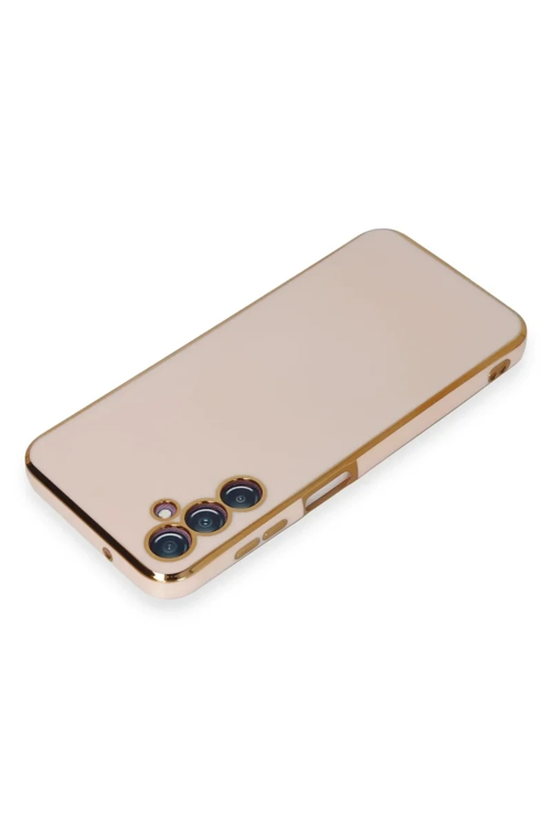 Newface Samsung Galaxy M14 5g Kılıf Volet Silikon - Pembe