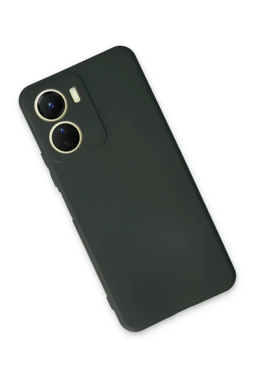 Newface Vivo Y16 Kılıf First Silikon - Koyu Yeşil