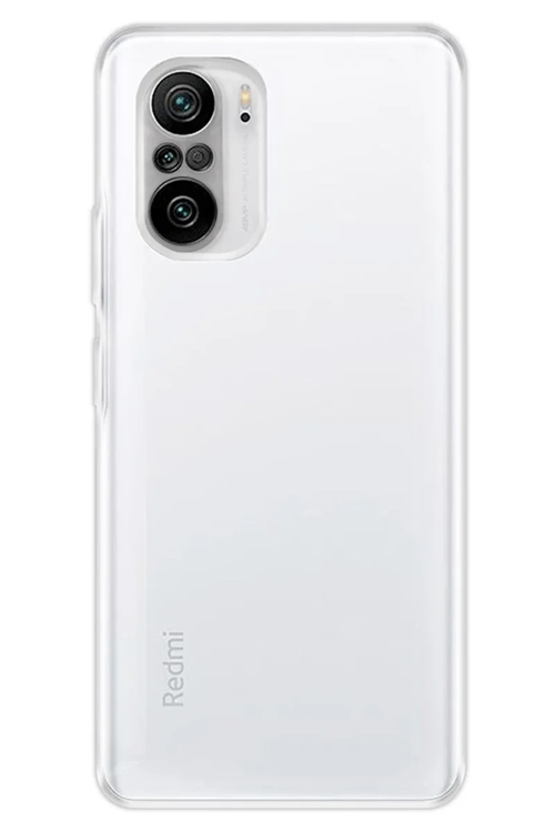 Newface Xiaomi Poco F3 Kılıf Deluxe 2mm Şeffaf Silikon - Şeffaf