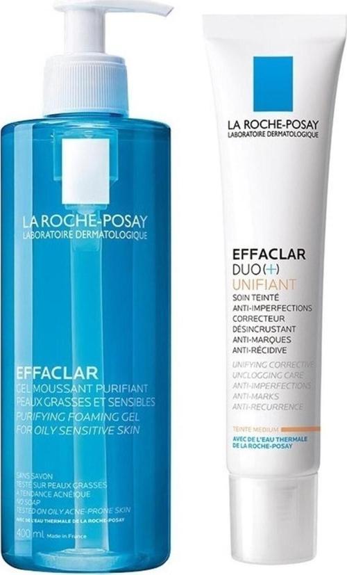 Effaclar Gel Akne Eğilimli Yağlı Ciltler Için Sabun Içermeyen Temizleyici Jel 400Ml +