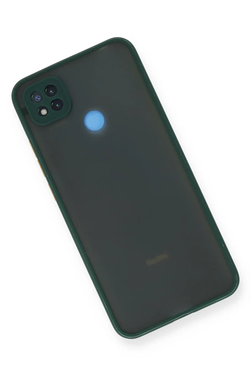 Newface Xiaomi Redmi 9c Kılıf Montreal Silikon Kapak - Yeşil