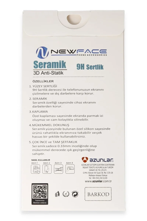 Newface Xiaomi Redmi 14c 3d Antistatik Seramik Nano Ekran Koruyucu