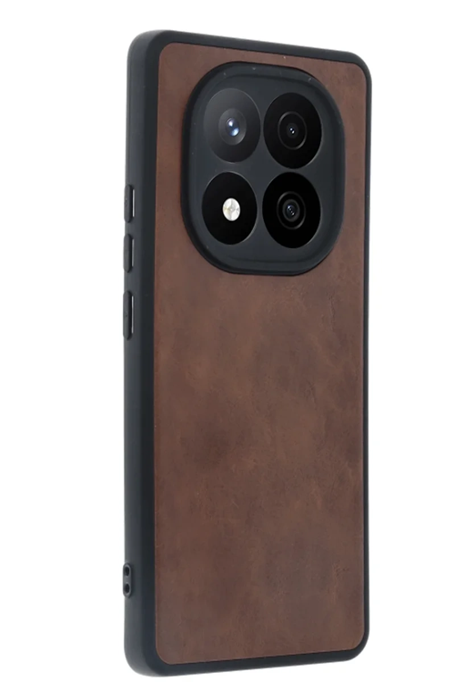 Newface Xiaomi Redmi Note 14 Pro 5g Kılıf Aras Deri Kapak - Taba