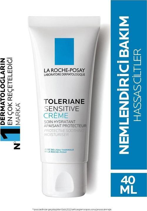 Kuru Ve Hassas Ciltler İçin Yatıştıran Nemlendirici Toleriane Sensitive Krem 40 Ml..