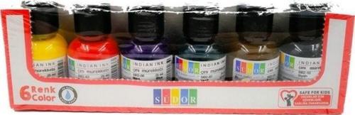 Çini Mürekkebi 6 Renk x 25 ml