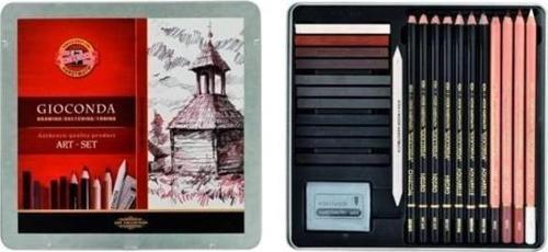 Koh-i Noor Gioconda Art Set Renkli Resim Seti 24 Parça Metal Kutulu