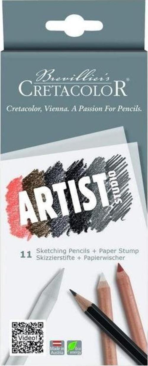 Artist Studio Sketching Pencils 11 Parça Çizim Kalemi Seti (465 11)