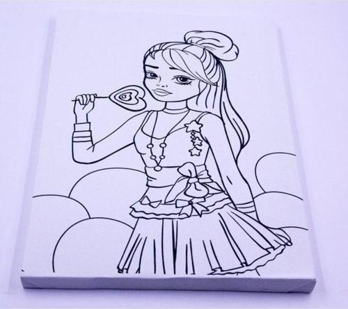 Desenli Tuval 25x35 cm