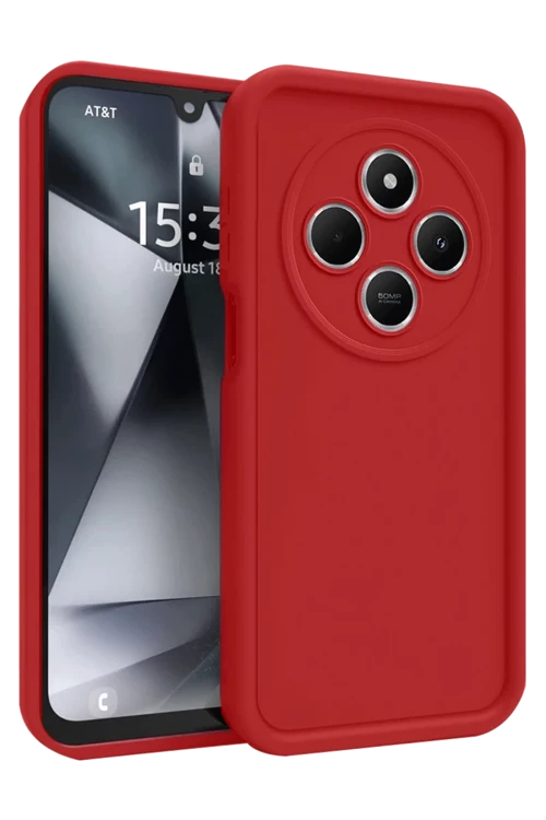Xiaomi Redmi 14C Kılıf Viera Silikon - Kırmızı