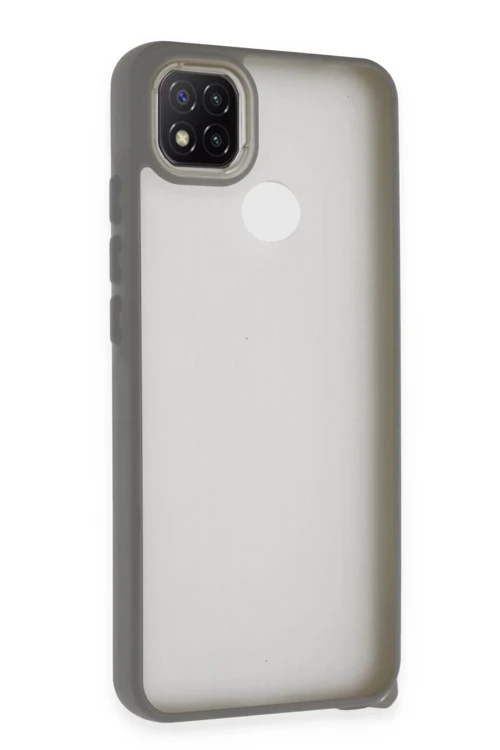 Xiaomi Redmi 9C Kılıf Elegant Kapak - Titan Gri