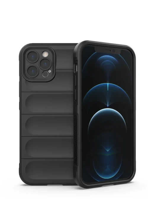 Apple iPhone 12 Pro Kılıf Optimum Silikon - Siyah