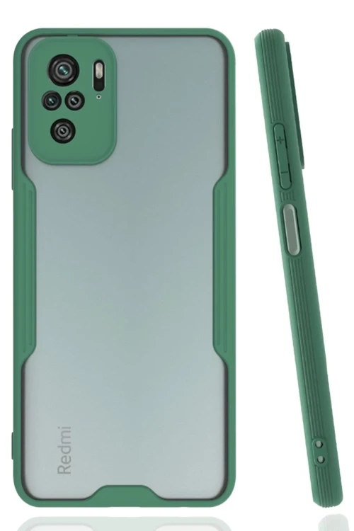 Xiaomi Redmi Note 10 Kılıf Platin Silikon - Yeşil