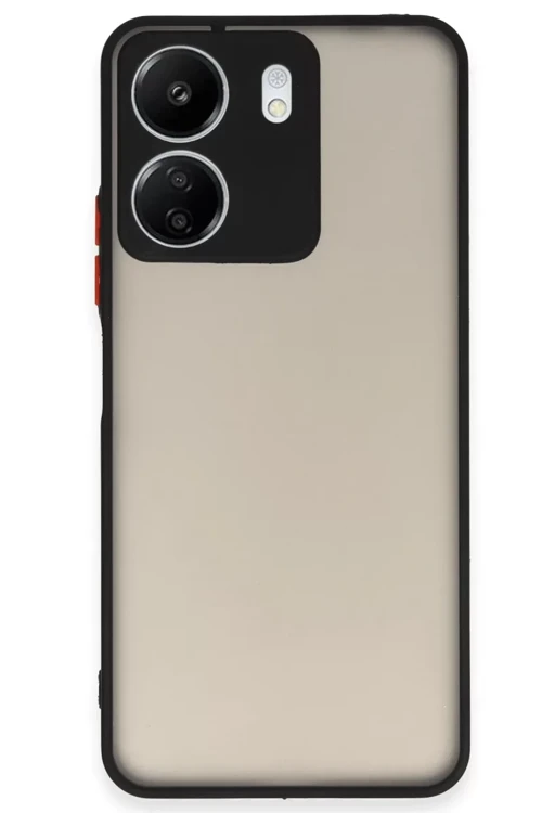 Xiaomi Redmi 13C Kılıf Montreal Silikon Kapak - Siyah