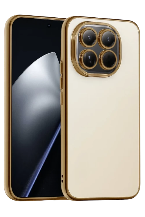 Xiaomi Mi 15 Razer Lensli Silikon - Gold