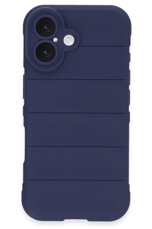 Apple iPhone 16 Kılıf Optimum Silikon - Lacivert