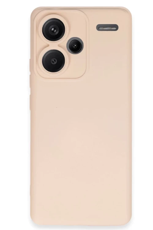 Xiaomi Redmi Note 13 Pro Plus Kılıf Nano içi Kadife Silikon - Pudra