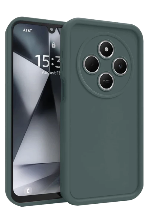 Xiaomi Redmi 14C Kılıf Viera Silikon - Koyu Yeşil