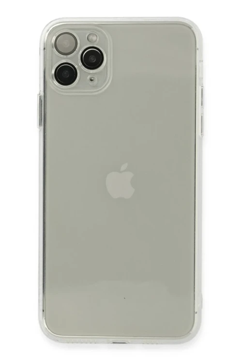 Apple iPhone 11 Pro Max Kılıf Fly Lens Silikon - Şeffaf
