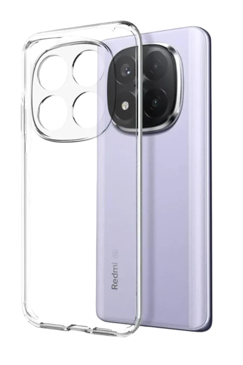 Xiaomi Redmi Note 15 Pro Plus 5G Lüx Şeffaf Silikon - Şeffaf