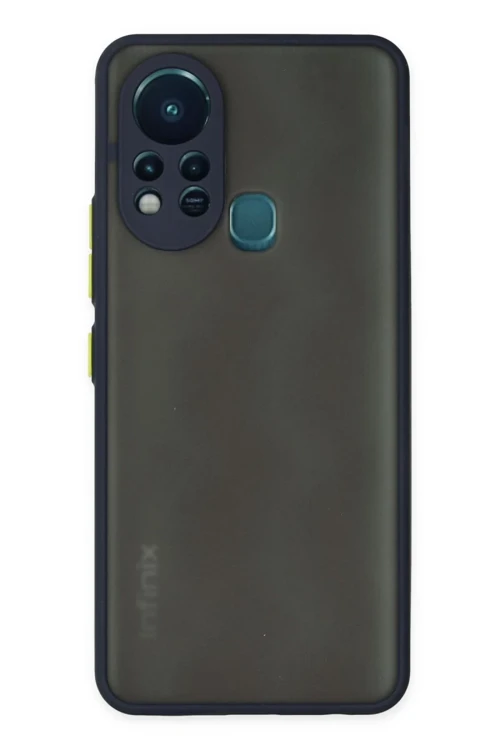 İnfinix Hot 11s Kılıf Montreal Silikon Kapak - Lacivert