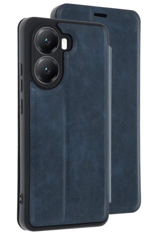 Xiaomi Poco X7 Pro Kılıf Flip Cover - Lacivert