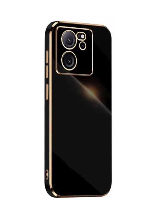 Xiaomi Mi 13T Pro Kılıf Volet Silikon - Siyah