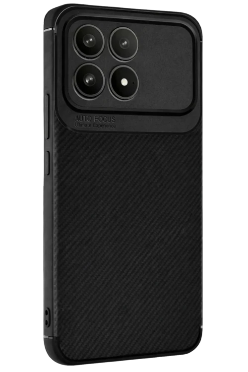 Xiaomi Poco F8 Pro Auto Focus Karbon Kapak - Siyah