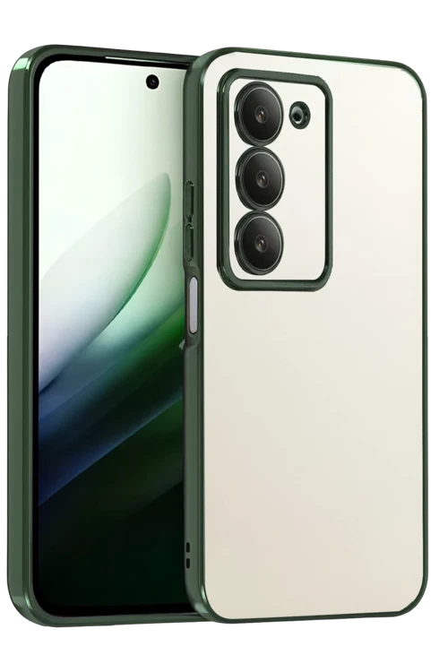 Xiaomi Redmi 15 4G Razer Lensli Silikon - Yeşil