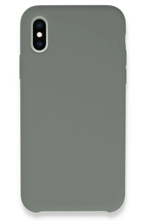 Apple iPhone XS Max Kılıf Lansman Legant Silikon - Gri
