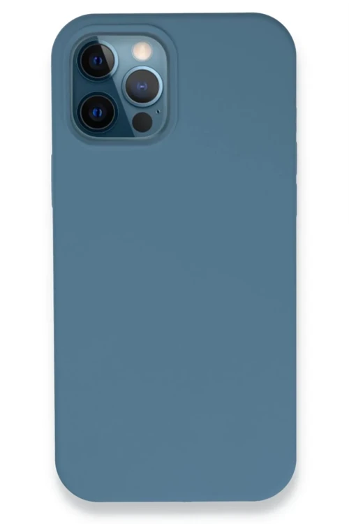 Apple iPhone 12 Pro Kılıf Lansman Legant Silikon - Açık Mavi
