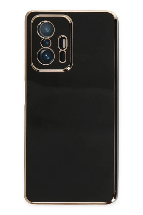 Xiaomi Mi 11T Pro Kılıf Volet Silikon - Siyah