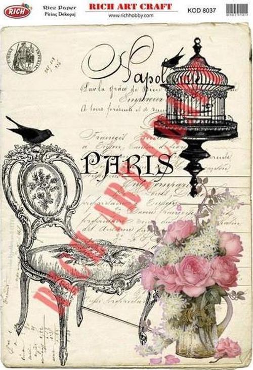 Pirinç Dekopaj Kağıdı Model 8037