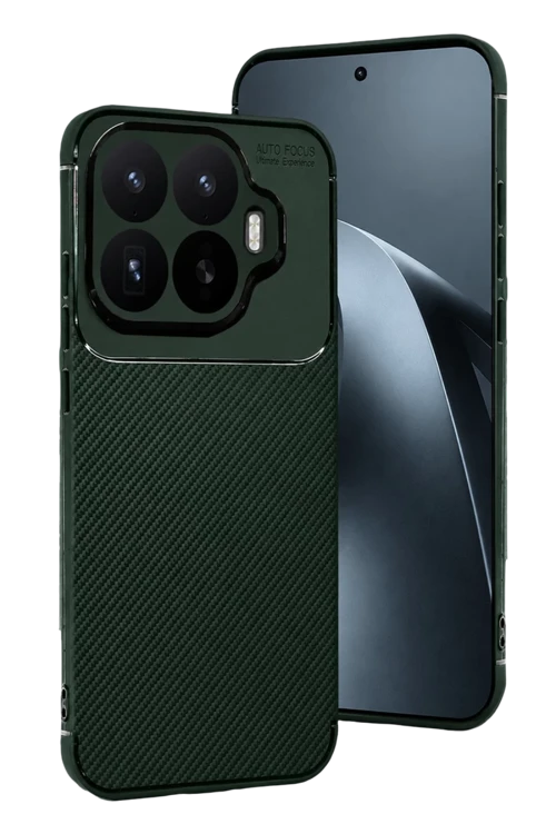 Xiaomi Mi 17T Auto Focus Karbon Kapak - Koyu Yeşil