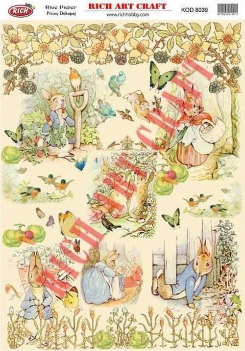 Pirinç Dekopaj Kağıdı Model 8039