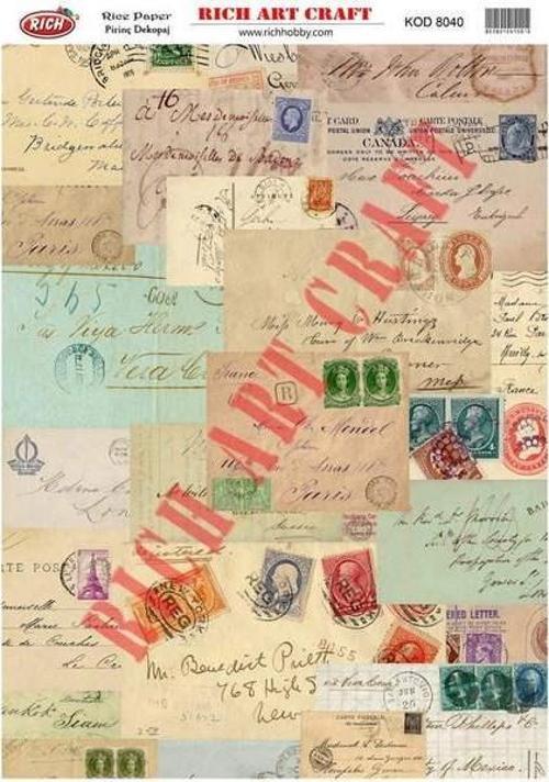 Pirinç Dekopaj Kağıdı Model 8040