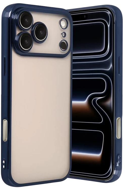 Apple iPhone 17 Pro Max Razer Lensli Silikon - Lacivert