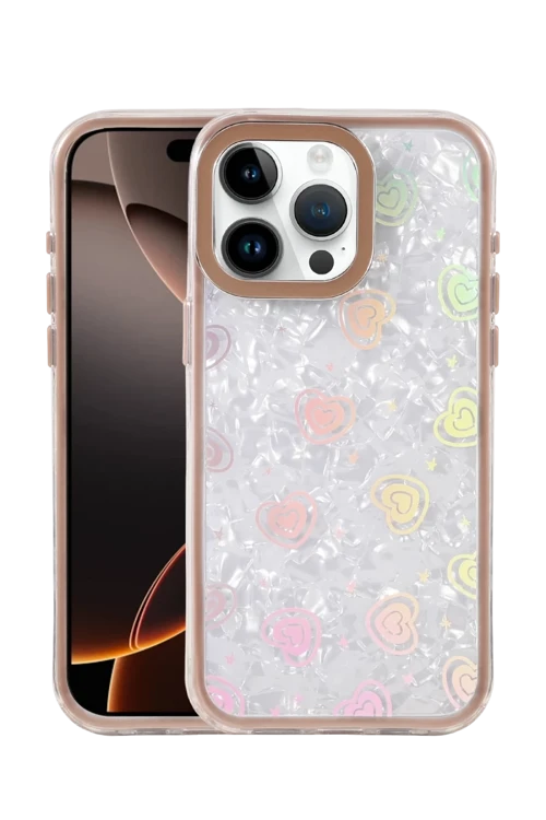 Apple iPhone 16 Pro Max Lumi Desenli Kapak - Çöl Titanyum