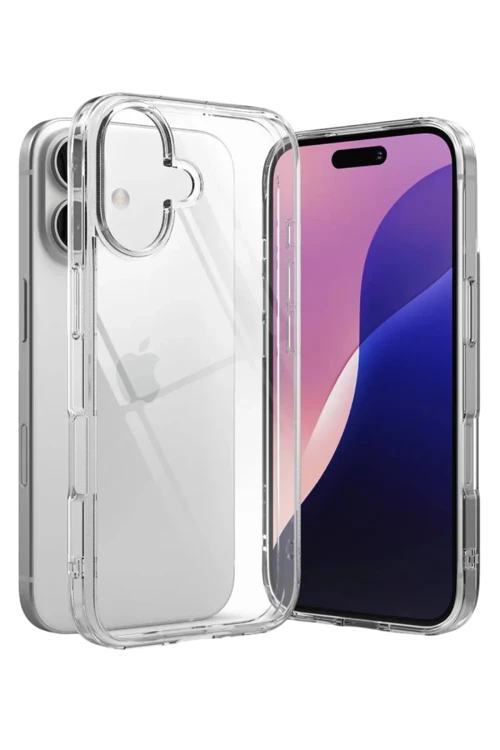 Apple iPhone 17 Lüx Şeffaf Silikon - Şeffaf