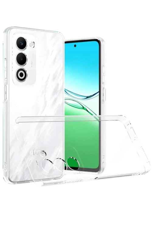 Oppo A5 4G Lüx Şeffaf Silikon - Şeffaf