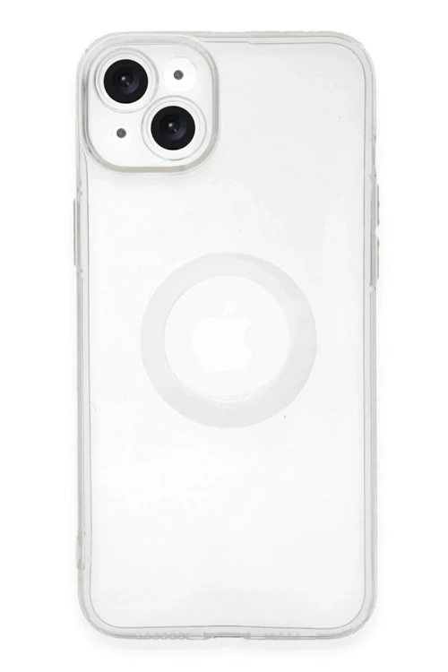 Apple iPhone 14 Plus Kılıf Santa Lens Silikon - Şeffaf