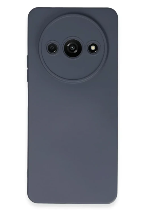 Xiaomi Redmi A3 4G Kılıf Nano içi Kadife Silikon - Gri