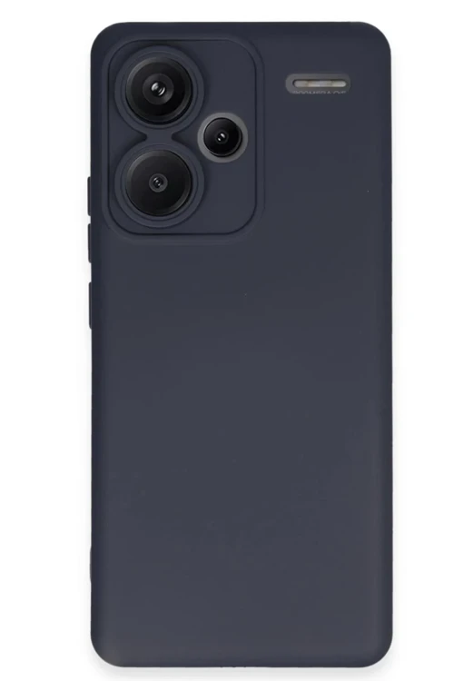 Xiaomi Redmi Note 13 Pro Plus Kılıf Nano içi Kadife Silikon - Lacivert