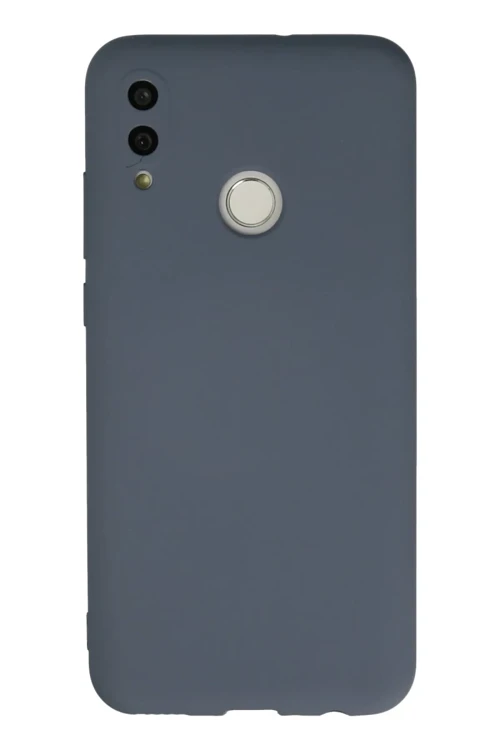 Huawei P Smart 2019 Kılıf Nano içi Kadife Silikon - Gri