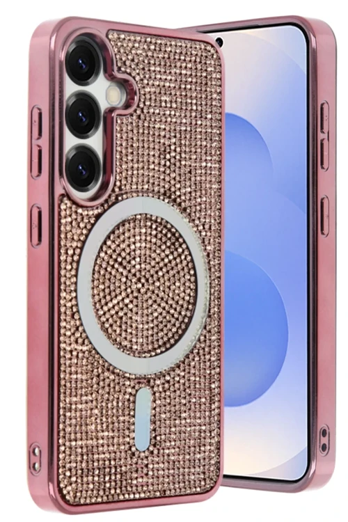 Samsung Galaxy S25 Helen Magsafe Kapak - Pembe